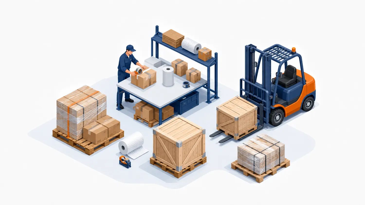 Packaging and palletising operations
